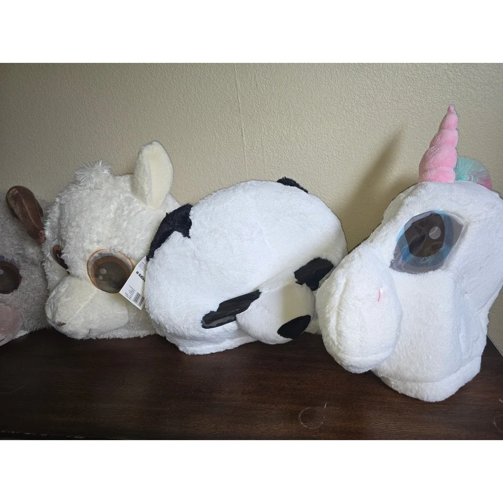 Dan Dee Plush Mascot Head Mask Lot TMNT Flash Deadpool Chewbacca Animal Costume